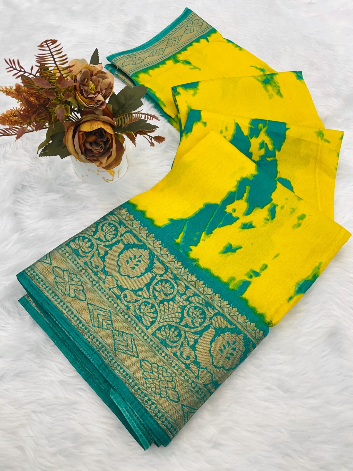 Designer Freehand Saree 14